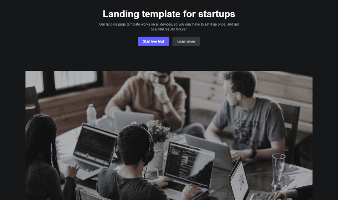 A rental page